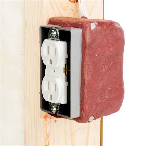 caulking plate for outlet box